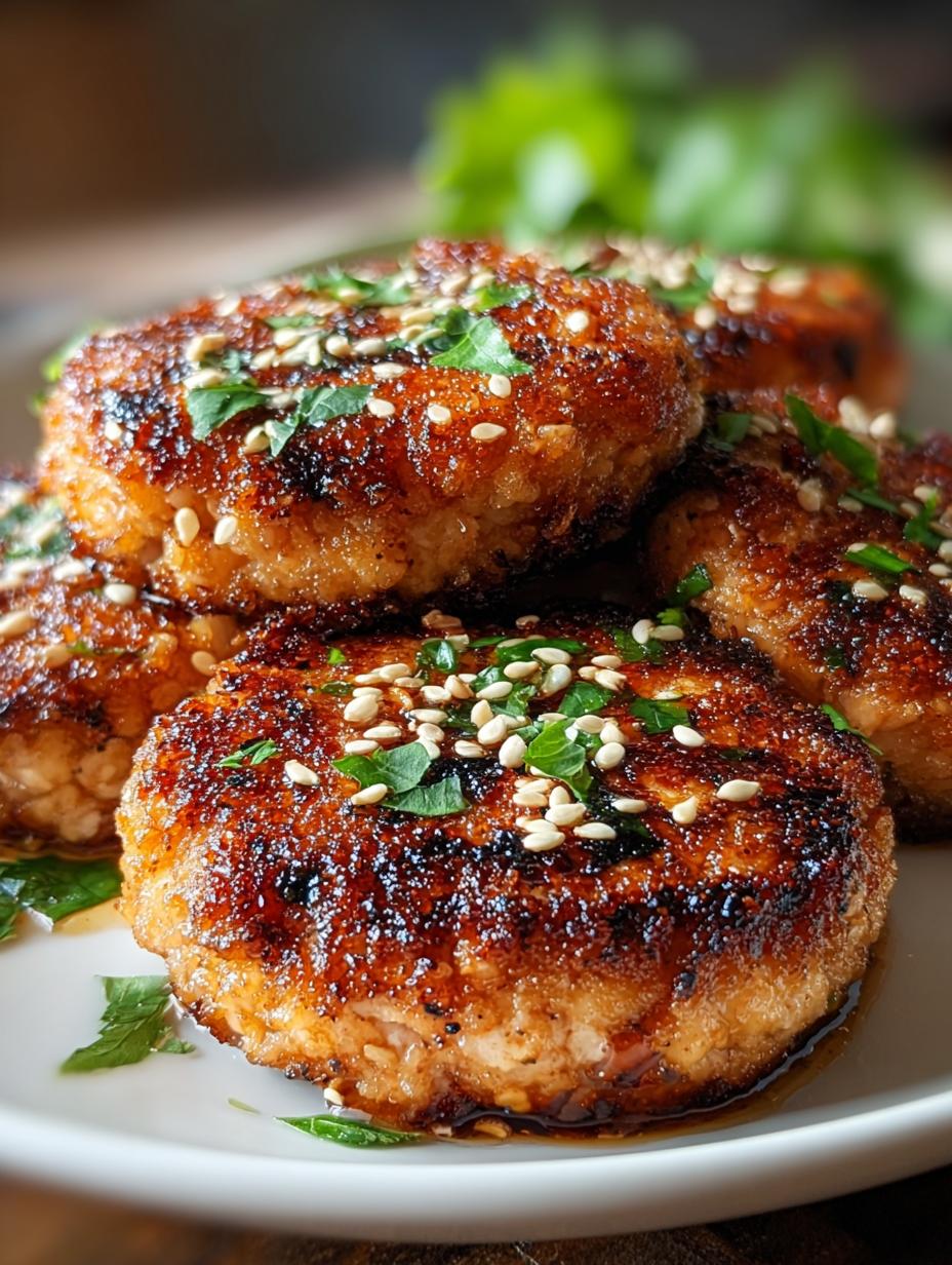 Heerlijke Sesamkorst Zalmburgers met knapperige korst en malse zalm, perfect voor een snelle maaltijd