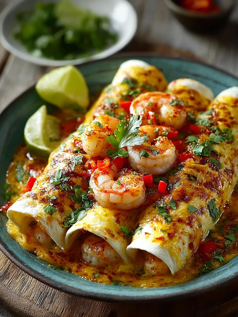 Shrimp Enchiladas