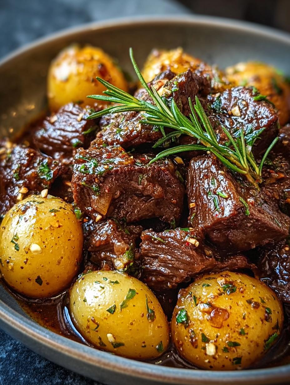 Slow Cooker Garlic Butter