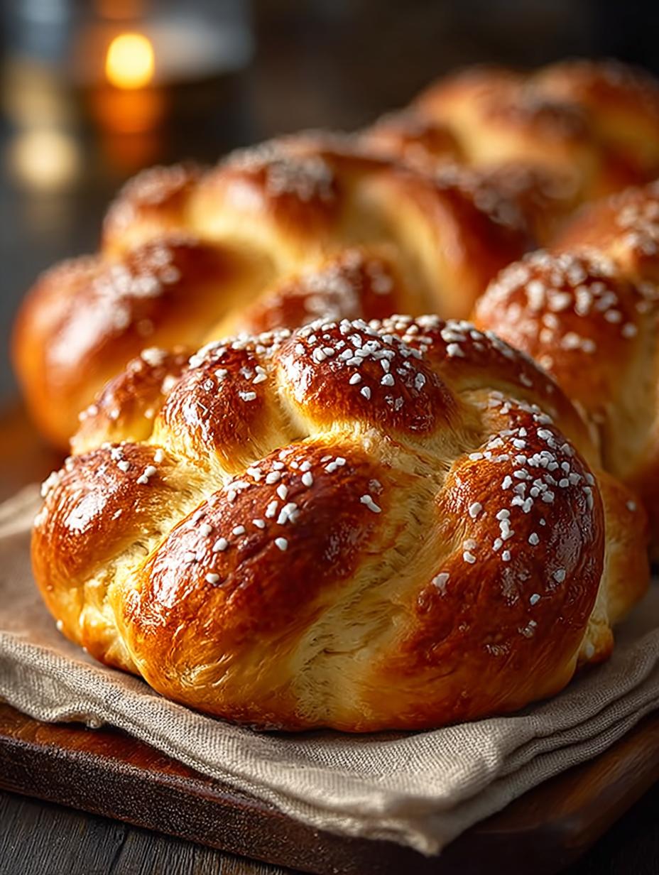 Heerlijke Zachte Luchtige Challah Rolls, versgebakken en goudbruin op een bakplaat