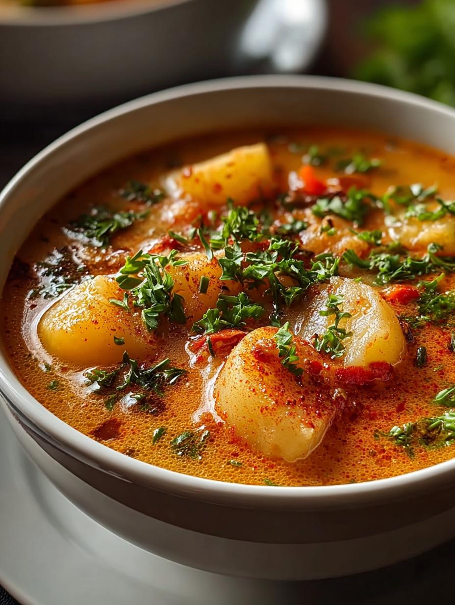 Spicy Cajun Potato Soup