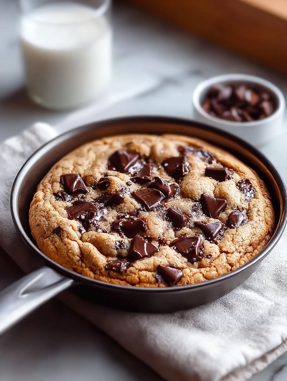 Vegan Skillet Chocolate Chip