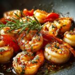 Wuerzige Knoblauch Garnelen Aus