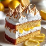 Zitronen Baiser Honigkuchen